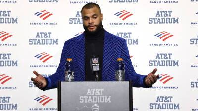 Ron Jenkins - Cowboys QB Dak Prescott apologizes for condoning fans throwing at refs - foxnews.com - San Francisco -  San Francisco - state Texas - county Arlington