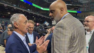 Rob Manfred - AP source: MLB lockout talks to resume after month break - foxnews.com - Florida - state Arizona -  Atlanta -  Houston