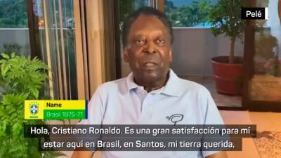 Cristiano Ronaldo - Impresiona escuchar a Pelé dirigirse así a Cristiano Ronaldo - en.as.com - Portugal - Madrid