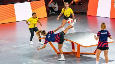Lilian Thuram - Axel Witsel - Andrea Radrizzani - Teqball World Championships highlight the path to Olympic inclusion - edition.cnn.com - Manchester - Qatar - Poland - Afghanistan