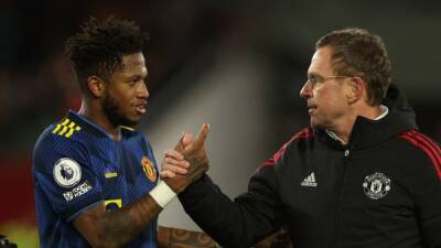 Cristiano Ronaldo - Ralf Rangnick - United - Marcus Rashford - Anthony Elanga - Harry Maguire - David De-Gea - Ham United - Rangnick slams United first-half display, plays down Ronaldo rant - channelnewsasia.com - Manchester - Germany - Portugal