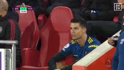 Incendio en el United: atentos a Cristiano cuando le quitaron - en.as.com - Portugal - Madrid