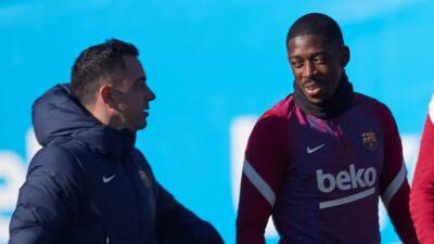Eric Garcia - Luuk De-Jong - Martin Braithwaite - Samuel Umtiti - ¡Dembélé, fuera de la lista! - en.as.com -  Memphis
