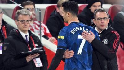 Cristiano Ronaldo - Ralf Rangnick - Harry Maguire - Rangnick habla claro a Cristiano tras su enfado: "Escucha..." - en.as.com