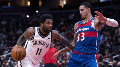 Spencer Dinwiddie - Kyrie Irving - Kyrie Irving, Nets stave off Wizards rally for victory - foxnews.com - Washington - New York -  Washington