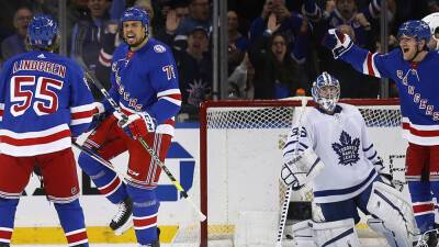 Chris Kreider - Jacob Trouba - Igor Shesterkin - Adam Fox - Jack Campbell - Ryan Reaves, Adams Fox score 2 each as Rangers beat Maple Leafs - foxnews.com - New York -  New York