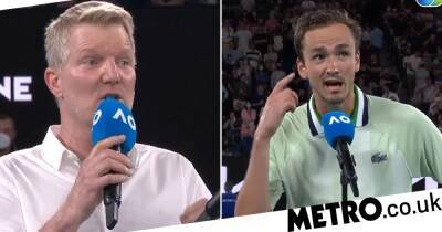 Cristiano Ronaldo - Nick Kyrgios - ‘Low IQ’ – Daniil Medvedev slams Australian Open fans after frosty Jim Courier interview - metro.co.uk - Manchester - Usa - Australia