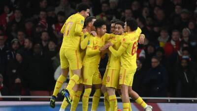 Mikel Arteta - Andy Robertson - Alexandre Lacazette - Diogo Jota - Aaron Ramsdale - Joel Matip - Arsenal 0-2 Liverpool: Diogo Jota double silences Emirates to send Reds to Wembley for Chelsea showdown - eurosport.com