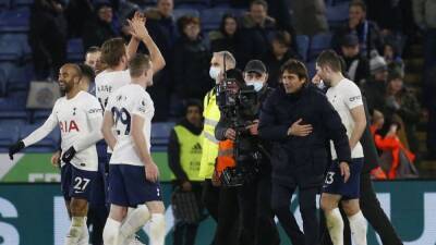 Antonio Conte - Harry Kane - Matt Doherty - Steven Bergwijn - Harry Winks - Conte's Tottenham on a high ahead of trip to Chelsea - channelnewsasia.com - Manchester - Italy -  Leicester