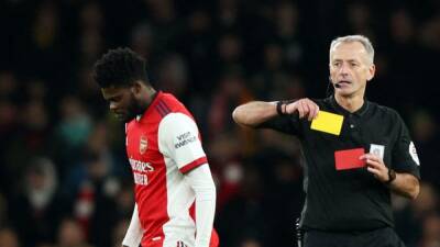 Thomas Partey - Mikel Arteta - Granit Xhaka - Arsenal must learn after Partey red card against Liverpool, says Arteta - channelnewsasia.com - Manchester - Egypt - Ghana