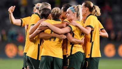 Sam Kerr - Tony Gustavsson - Matildas v Indonesia live: Australia begins Asian Cup title charge in Mumbai - abc.net.au - Australia -  Tokyo - Indonesia -  Mumbai