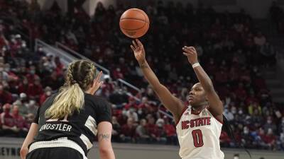 Hailey Van-Lith - No. 4 NC State's Diamond Johnson ignites rally to push past No. 3 Louisville - foxnews.com - state North Carolina -  Louisville