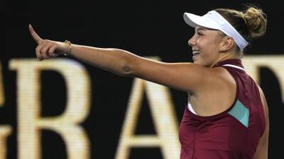 Naomi Osaka - Ash Barty - Belinda Bencic - Amanda Anisimova - American Amanda Anisimova upsets Naomi Osaka at Australian Open - foxnews.com - Usa - Australia - Japan - state New Jersey
