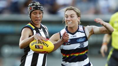 Collingwood scores tight 11-point AFLW win over Geelong - abc.net.au - Poland