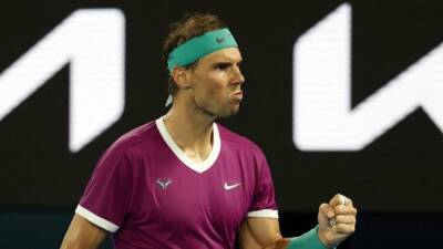 Roger Federer - Karen Khachanov - Rafa Nadal - Toby Davis - Nadal repels Khachanov to reach last-16 in Melbourne - channelnewsasia.com - Australia - Melbourne