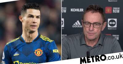 Cristiano Ronaldo - Ralf Rangnick - Marcus Rashford - Bruno Fernandes - Manchester United boss Ralf Rangnick defends Cristiano Ronaldo substitution again - metro.co.uk - Manchester - Germany - Portugal