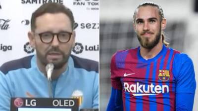 Carlos Alcaraz - Jordi Alba - El enganchón de Bordalás con un periodista por el posible fichaje de Mingueza: "Yo no he dicho eso" - en.as.com - Australia - Madrid