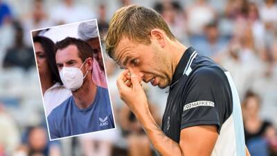 Andy Murray thanked by Dan Evans for 'nice gesture' in defeat to Felix Auger-Aliassime at Australian Open