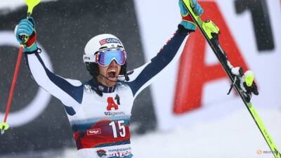 Dave Ryding - Henrik Kristoffersen - Alpine skiing-Ryding wins Kitzbuehel slalom in British first - channelnewsasia.com - Britain - Norway - county Baldwin