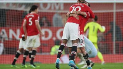 Cristiano Ronaldo - Ralf Rangnick - Anthony Martial - Marcus Rashford - Anthony Elanga - Tomas Soucek - Rashford last-gasp winner sees Man United leapfrog West Ham into fourth - channelnewsasia.com - Manchester