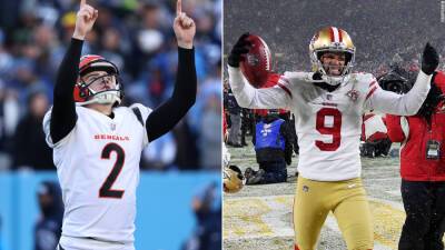 Joe Burrow - Derrick Henry - Evan Macpherson - Cincinnati Bengals and San Francisco 49ers complete stunning NFL playoff upsets thanks to last-second field-goals - edition.cnn.com - San Francisco -  San Francisco - Los Angeles -  Las Vegas - state Tennessee -  Kansas City -  Nashville