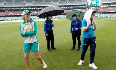 Beth Mooney - Rachael Haynes - Heather Knight - Matthew Mott - ‘Frustrating’: England’s Knight looks to Canberra Test after Ashes T20 washout - theguardian.com - Australia - New Zealand -  Canberra