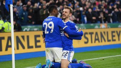 Brendan Rodgers - Neal Maupay - Danny Welbeck - Danny Welbeck header secures away point for Brighton and dents Leicester's hopes of European football - eurosport.com - Madrid -  Leicester - Zambia