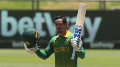 Ed Osmond - Virat Kohli - Quinton De-Kock - De Kock ton leads S Africa to ODI series sweep of India - channelnewsasia.com - South Africa - India -  Cape Town