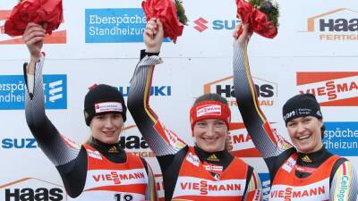 Natalie Geisenberg hits gold standard ahead of Beijing 2022 with European luge gold in St. Moritz race - eurosport.com - Germany - Switzerland - Beijing - Austria - Latvia