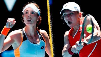 Simona Halep - Iga Swiatek - Elise Mertens - Danielle Collins - Australian Open: Simona Halep beaten by Alize Cornet - bbc.com - France - Belgium - Usa - Australia - Romania - Belarus - Poland - Estonia - Melbourne