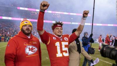Patrick Mahomes - Josh Allen - Andy Reid - Patrick Mahomes goes 'Grim Reaper' as Kansas City Chiefs defeat the Buffalo Bills in epic back-and-forth overtime battle - edition.cnn.com -  Kansas City - county Patrick