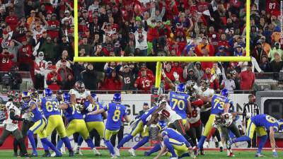 Patrick Mahomes - Tom Brady - Los Angeles Rams stave off furious Tampa Bay Buccaneers comeback to deny Tom Brady a shot at eighth ring - edition.cnn.com - Serbia - Georgia - Japan - Iran - Los Angeles -  Los Angeles - Hong Kong -  Kansas City