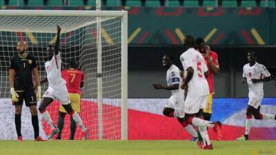 Naby Keïta - Gambia’s giant killing run continues as they beat Guinea - channelnewsasia.com - Cameroon - Comoros - Guinea - Gambia - county Barrow