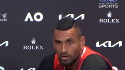 Luis Díaz - Kyrgios ataca a la ATP con una reflexión muy presente en el mundo del tenis y que nadie dice - en.as.com - Australia - Madrid