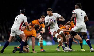 Owen Farrell - Eddie Jones - George Ford - Elliot Daly - Courtney Lawes - Jonny May - Nick Isiekwe - Injuries to Courtney Lawes and Jonny May hit England’s Six Nations plans - theguardian.com - Italy - Scotland - Usa - Canada -  Brighton