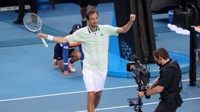 Medvedev playing both hero and villain at Australian Open