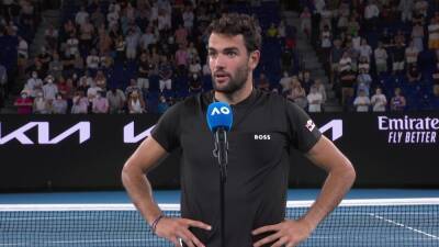 'Not really tennis fans' - Matteo Berrettini hits back at abusive supporter after Australian Open win over Gael Monfils