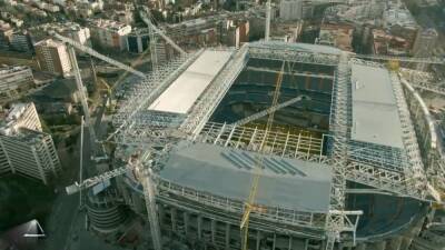 Luis Díaz - Charles Aránguiz - 'El acero ya brilla': impresionante vídeo del Nuevo Bernabéu a vista de dron - en.as.com - Colombia - Madrid