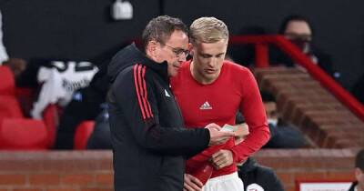 Ralf Rangnick - Ole Gunnar Solskjaer - Jesse Lingard - Donny Van-De-Beek - Man Utd outline Donny van de Beek stance which goes against Ralf Rangnick comments - msn.com - Manchester - Germany