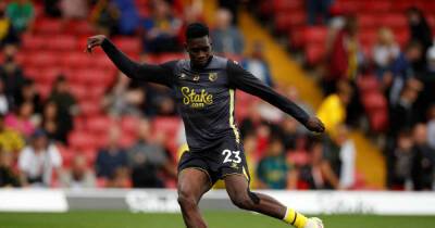 Soccer-Watford’s Sarr belatedly arrives at Cup of Nations