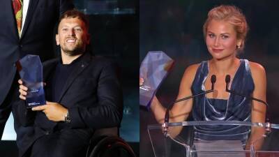 Scott Morrison - Dylan Alcott says Grace Tame leaves big shoes to fill as Australian of the Year - abc.net.au - Usa - Australia