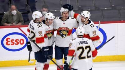 Kyle Connor - Jets drop 5th in a row as Marchment's 3-point opening period leads Panthers to victory - cbc.ca - Canada - Florida - county Centre