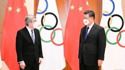 Xi Jinping - Summer Olympics - Thomas Bach - China's Xi: 'I don't care' how many golds China wins at Beijing Games - channelnewsasia.com - China - Beijing -  Vancouver