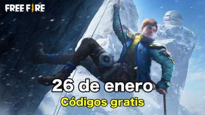 Códigos Free Fire de hoy 26 de enero de 2022; todas las recompensas gratis - MeriStation - en.as.com