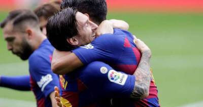 Lionel Messi - Luis Suarez - Lionel Messi's 1000 IQ free-kick for Barcelona gets better every time we watch it - msn.com