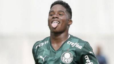 Palmeiras se rinde a Endrick: "Tiene el récord de goles" - en.as.com -  Santos
