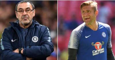 Maurizio Sarri - Rob Green's story of confronting Maurizio Sarri in Chelsea dressing room will never get old - msn.com - Manchester -  Chelsea