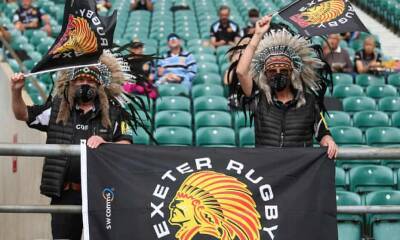 Exeter Chiefs replace Native-American branding with new Celtic logo - theguardian.com - Britain - Usa - county Somerset - county Iron