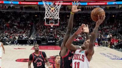 Nikola Vucevic - Gary Trent-Junior - Chris Boucher - Raptors' 2nd-half surge falls short as Bulls' DeRozan drops 29 on former team - cbc.ca -  Chicago