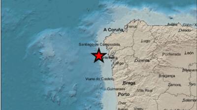 Terremoto de 4,6 frente a la costa en Galicia - en.as.com -  Santiago